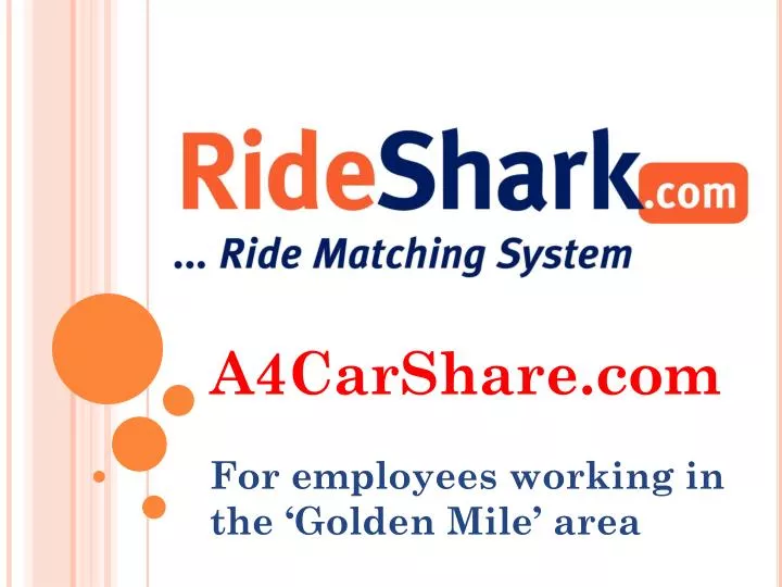 a4carshare com f or employees working in the golden mile area