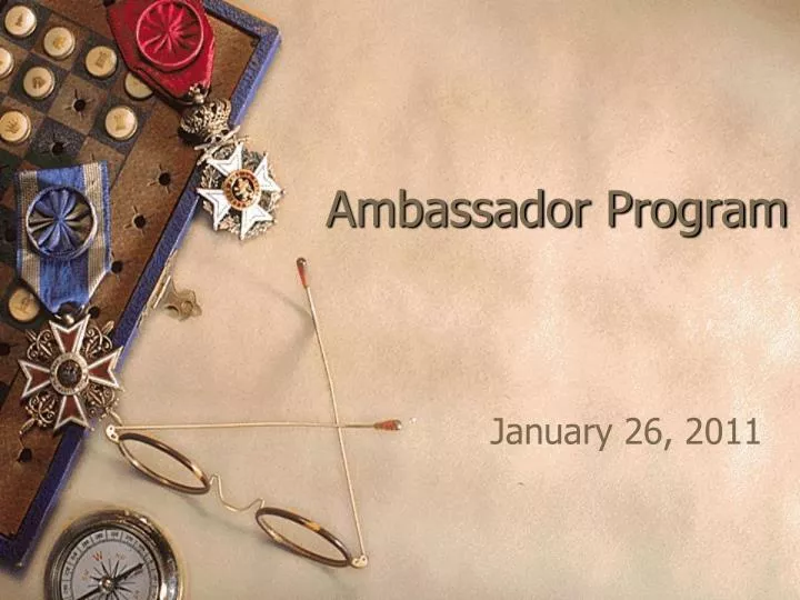 ambassador program