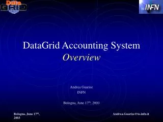 DataGrid Accounting System Overview