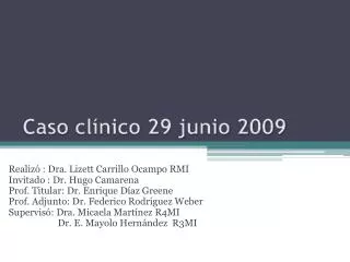 caso cl nico 29 junio 2009