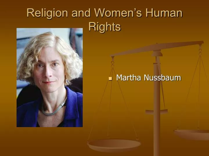 religion and women s human rights