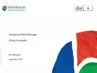 Henderson Multi-Manager Going for growth