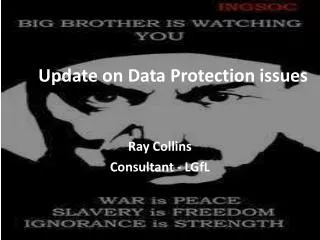 Update on Data Protection issues