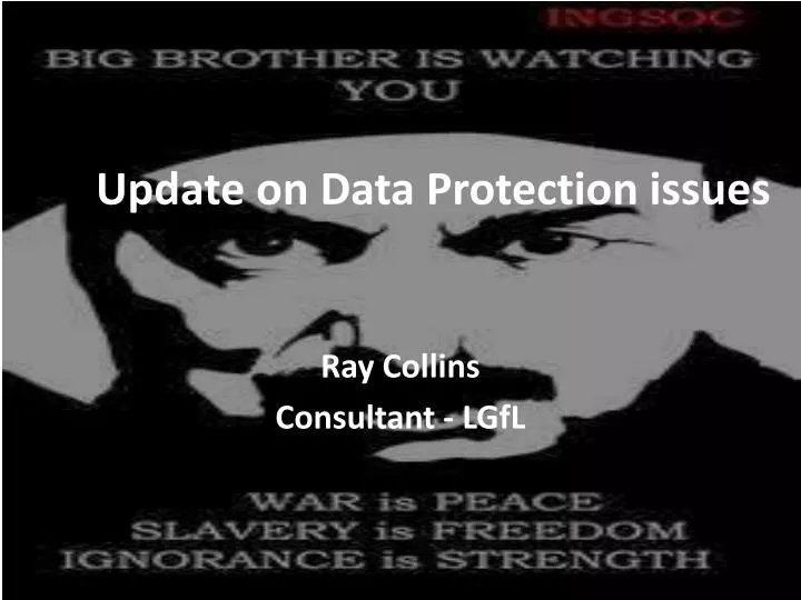 update on data protection issues