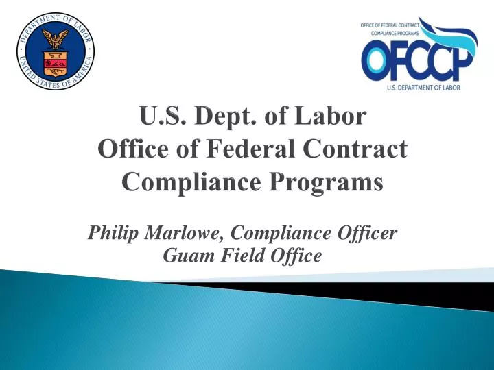 u s dept of labor office of federal contract compliance programs