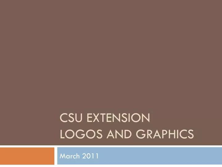 csu extension logos and graphics