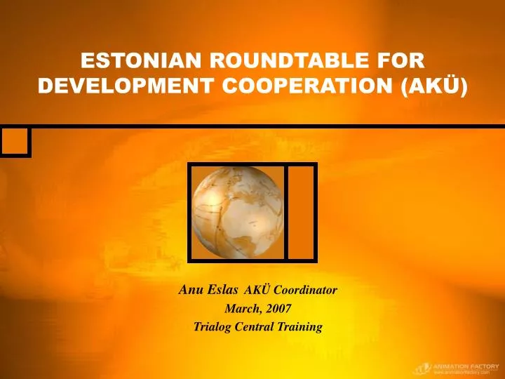 estonian roundtable for development cooperation ak