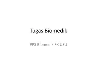 Tugas Biomedik