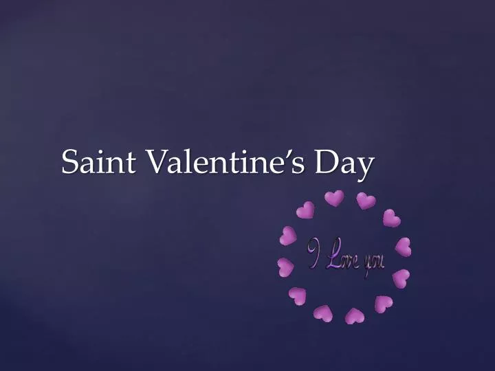 saint valentine s day