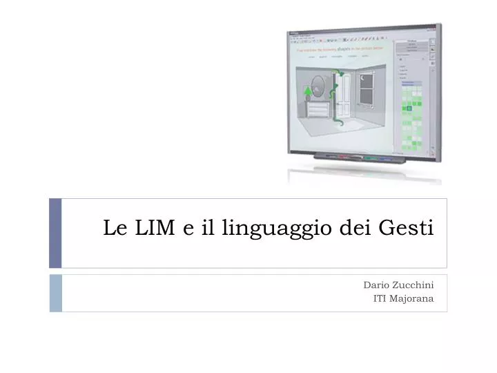 le lim e il linguaggio dei gesti