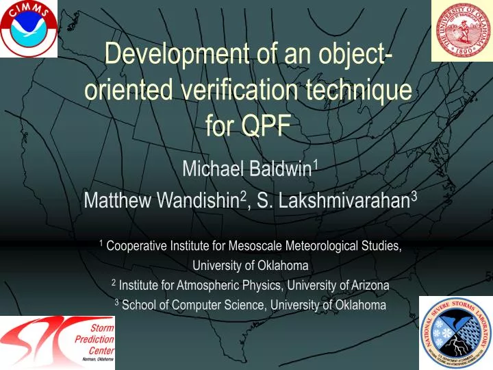 development of an object oriented verification technique for qpf