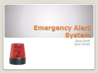 Emergency Alert System