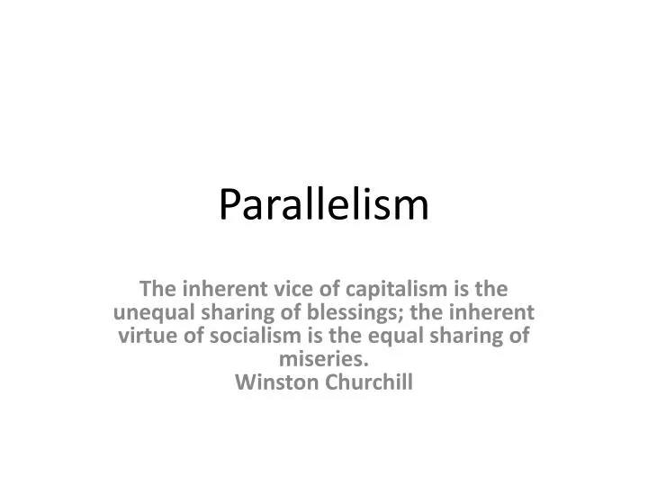 parallelism