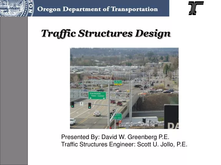 traffic structures design