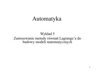 automatyka