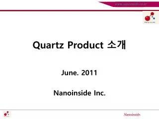 Quartz Product ??