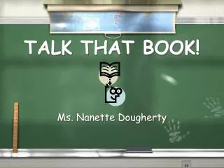 TALK THAT BOOK!
