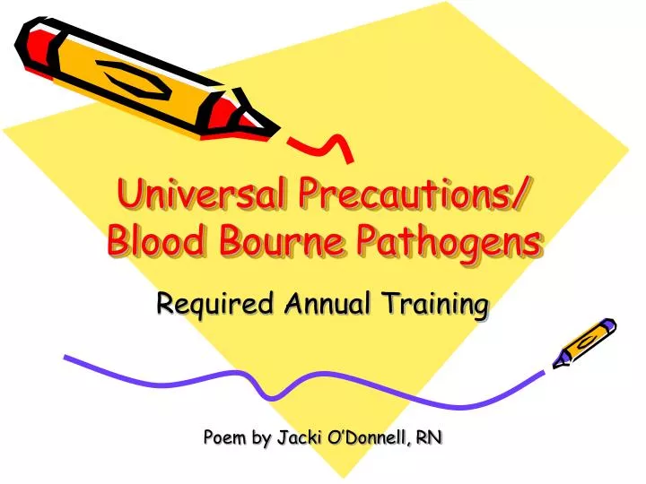 universal precautions blood bourne pathogens