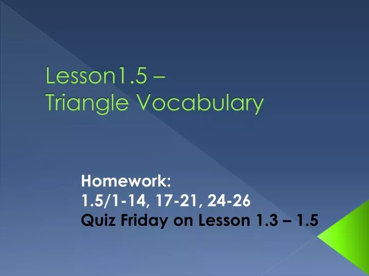 lesson1 5 triangle vocabulary