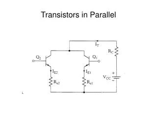 Transistors in Parallel