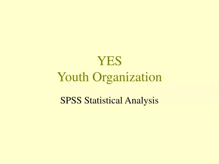 yes youth organization