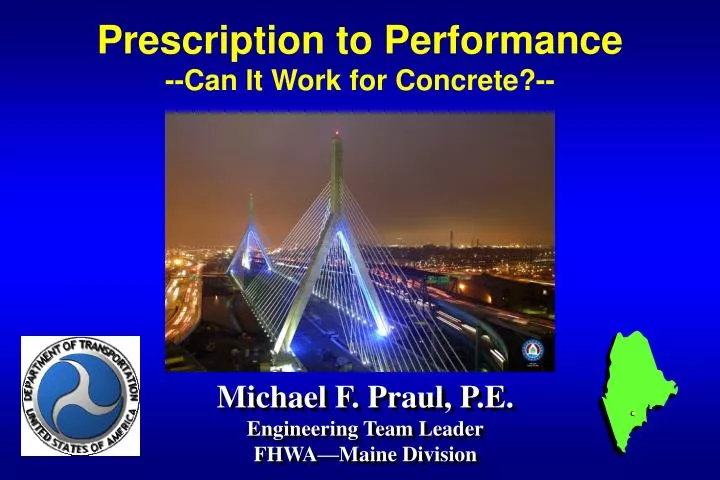 prescription to performance can it work for concrete