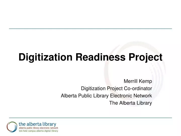 digitization readiness project