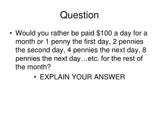 question