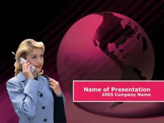 name of presentation