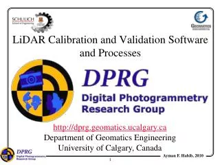 LiDAR Calibration and Validation Software and Processes