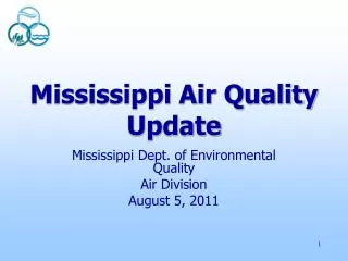 Mississippi Air Quality Update