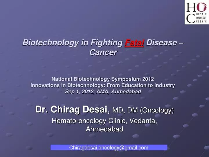 dr chirag desai md dm oncology hemato oncology clinic vedanta ahmedabad