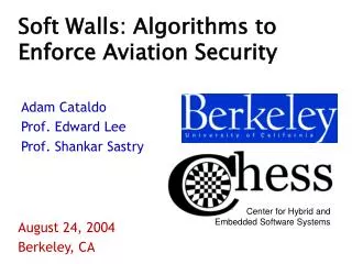 Soft Walls: Algorithms to Enforce Aviation Security