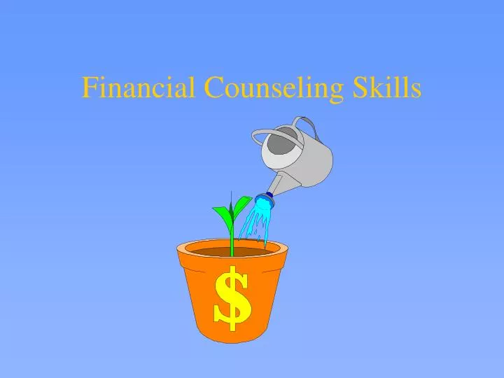 financial counseling skills