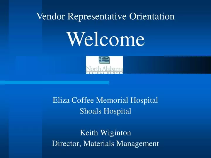 eliza coffee memorial hospital shoals hospital keith wiginton director materials management