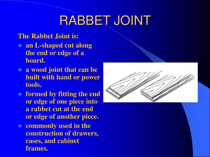 rabbet joint