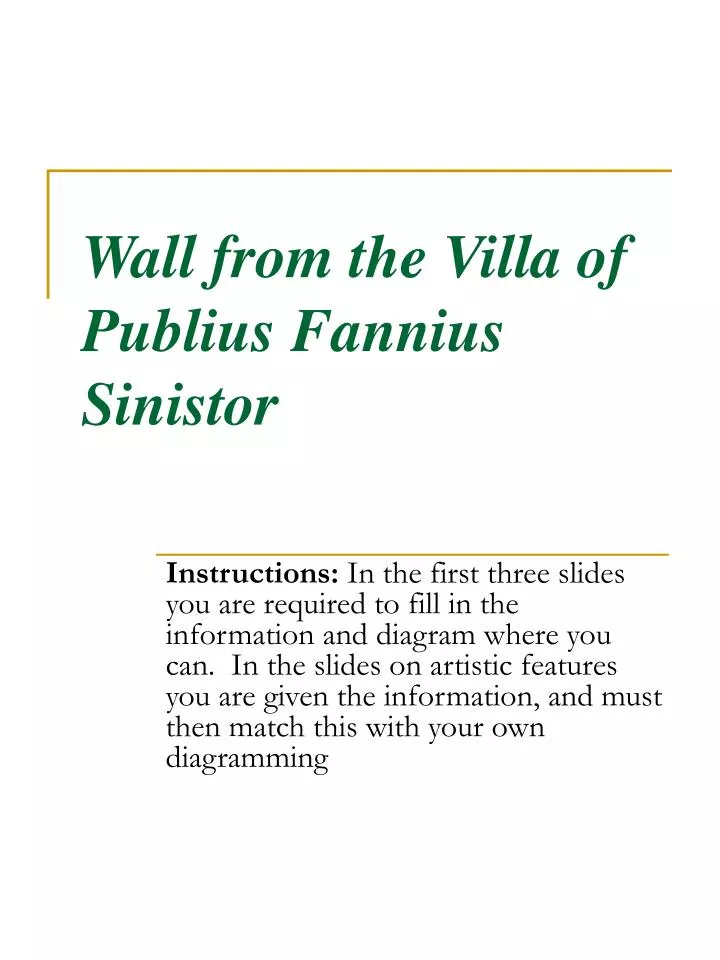 wall from the villa of publius fannius sinistor