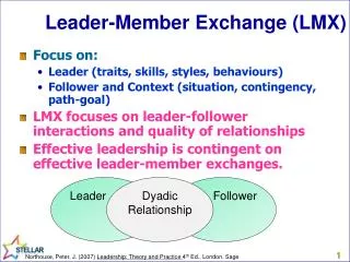 Leader-Member Exchange (LMX)