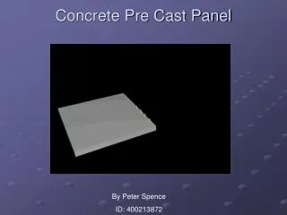 Concrete Pre Cast Panel