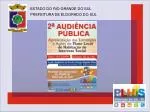 ESTADO DO RIO GRANDE DO SUL PREFEITURA DE ELDORADO DO SUL - slide 1