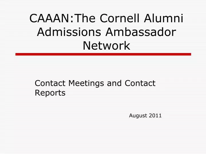 caaan the cornell alumni admissions ambassador network