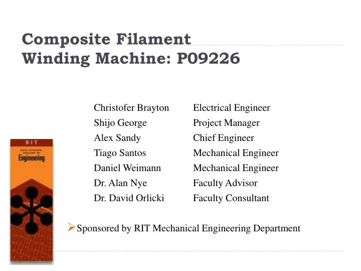 composite filament winding machine p09226
