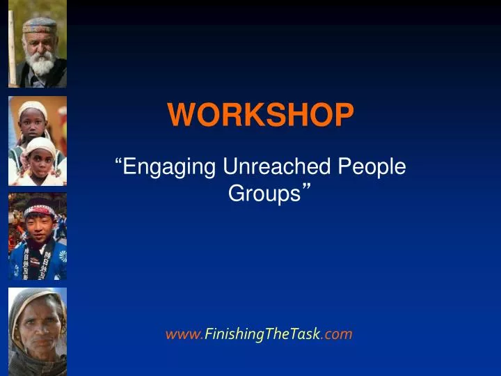 workshop engaging unreached people groups