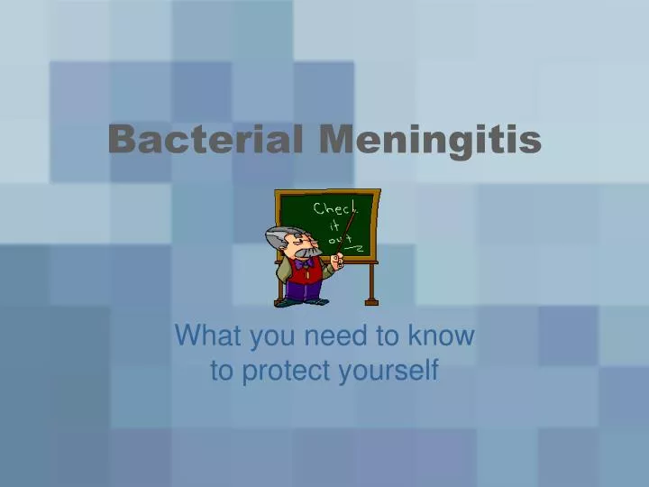 bacterial meningitis