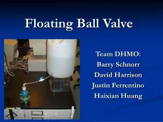 Floating Ball Valve
