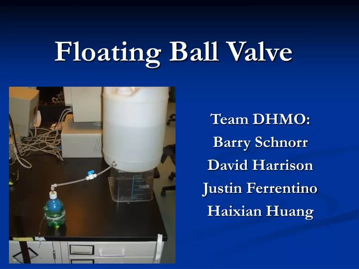 floating ball valve