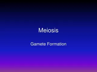 meiosis