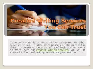 Creative Writing