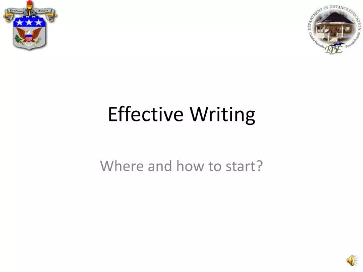 effective writing