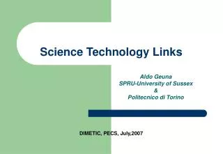 Science Technology Links